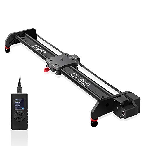 GVM Motorized Camera Slider Video Rail Track Dolly with Controller Video Shooting Time-Lapse Aluminum Alloy Video Slider for Interview Film Photography