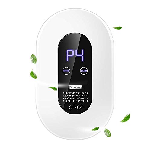 Anykit Ozone Machine Air Purifier Deodorization Home Air Ionizers Deodorizer with 4 Modes Automatic Timing Function for Rooms, Smoke and Pets