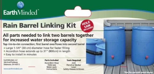 EarthMinded Rain Barrel Linking Kit by EarthMinded