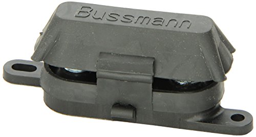 Bussmann HMEG Fuse Block/Holder with Cover For AMG Fuses - 500A, 8 AWG to 1/0 AWG, 1 Pack
