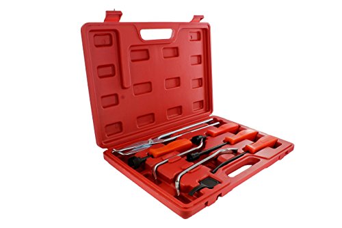 ABN Universal Drum Brake Puller 8-Piece Set with Carrying Case – Master Removal Tool Kit for Automotive Drum Brakes