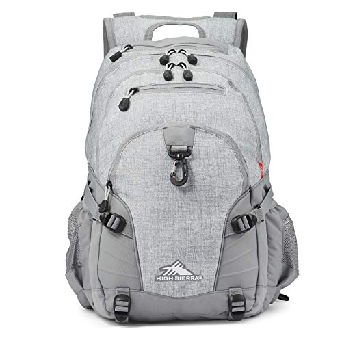 High Sierra Loop Backpack, Silver Heather, 19 x 13.5 x 8.5-Inch
