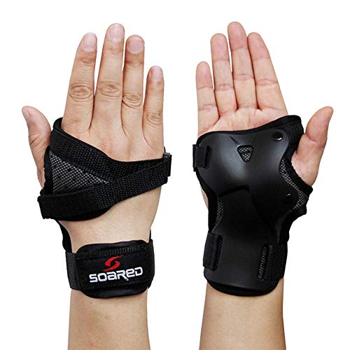 Wrist Guard Protective Gear Wrist Brace Impact Sport Wrist Support for Skating Skateboard Snowboarding Skiing Motocross (S)