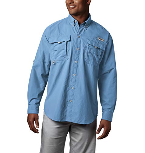 Columbia Men’s PFG Bahama II Long Sleeve Shirt , Sail, X