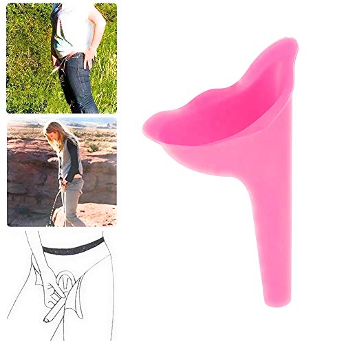 Female Urination Device Womens Outdoor Standing up Pee Silicone Funnel Reusable urinals,Camping Portable Lady Emergency Urine Toilet 2pcs
