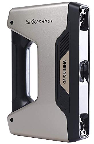 2019 EinScan-Pro+ with R2 Function Multi-Functional Handheld 3D Scanner,4 Scan Modes,0.05 mm Accuracy 550000 Points/Sec Scan Speed,Industrial Level 3D Scanner for Design Research,Accessories Available