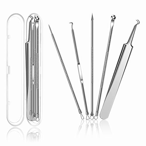 Musment 5PCS Blackhead Remover, Pimple Tool Kit, Acne Tools