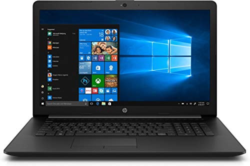 2020 HP 17.3' HD+ Premium Laptop Computer, AMD Ryzen 5 3500U Quad-Core Up to 3.7GHz, 12GB DDR4 RAM, 256GB SSD, DVDRW, AMD Radeon Vega 8, 802.11ac WiFi, Bluetooth 4.2, USB 3.1, HDMI, Black, Windows 10