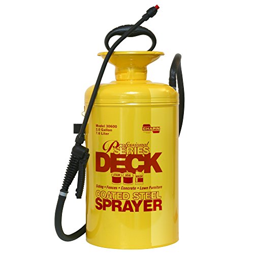 Chapin International 30600 2Gal Steel Deck Sprayer, Yellow/Black