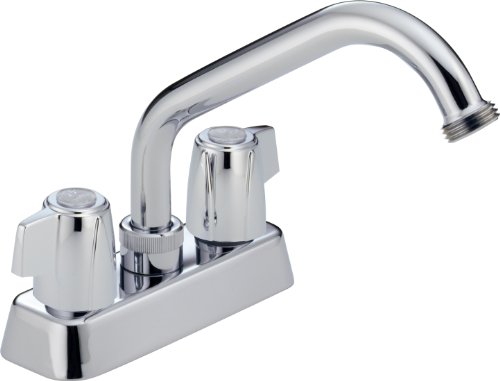 Peerless 2-Handle Centerset Utility Sink Faucet, Chrome P299232
