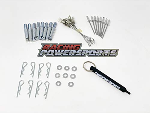 RacingPowerSports Clutch Cover Belt Release Pin Kit compatible with Polaris RZR XP 900 1000 RS1