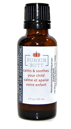 Punkin Butt Baby Teething Oil for Sore Gum Relief | All Natural, Organic, Safe for Infants, Chemical-Free (1 oz)