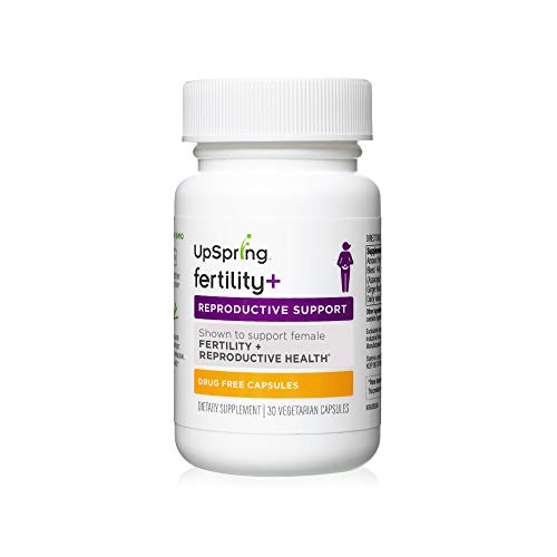 UpSpring Baby Fertility+ Pills for Women to Support Ovulation and Egg Quality with Black Cohosh, Maca Root and Shatavari, Preconception and PCOS Supplement