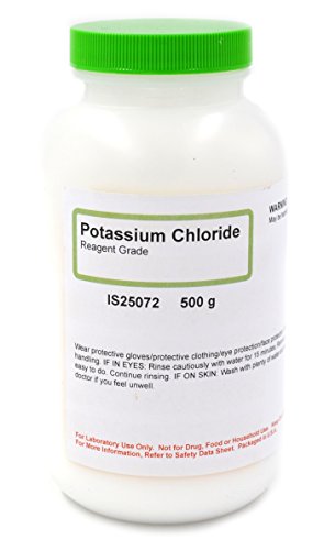 Reagent Grade Potassium Chloride, 500g - The Curated Chemical Collection