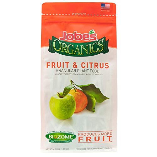 Jobe’s Organics 09226 FBA_B0030EK5JE Fruit & Citrus Fertilizer with Biozome, 3-5-5 Organic, 4 lb, Original Version