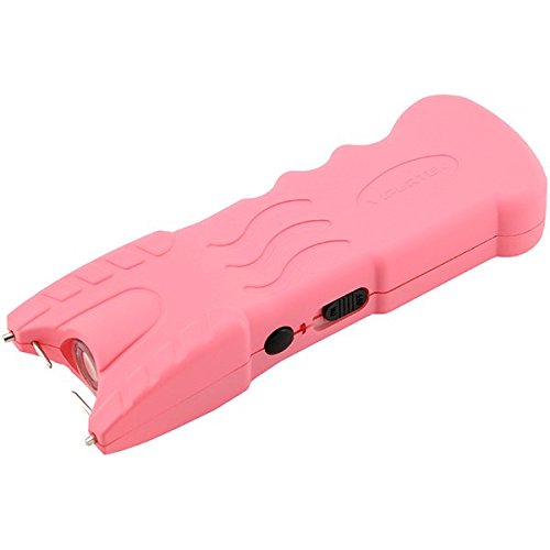 VIPERTEK VTS-979 - 59 Billion Stun Gun - Rechargeable with Safety Disable Pin LED Flashlight, Pink