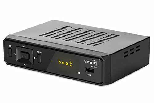 ViewTV AT-263 ATSC Digital TV Converter Box and HDMI Cable w/ Recording PVR Function / HDMI Out / Coaxial Out / Composite Out / USB Input