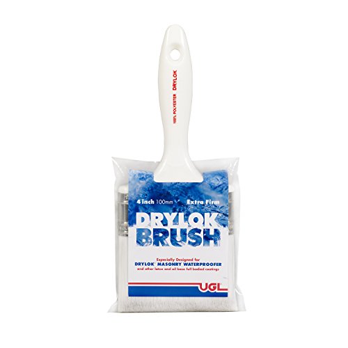 DRYLOK 90237 Synthetic Bristle Masonry Brush, 4-Inch, 4 Inch