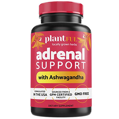 Adrenal Support and Cortisol Manager Supplement │Natural Energy Supplements for Fatigue, Stress & Anxiety Relief, Metabolism Booster, Focus, Mood Support with Ashwagandha Extract, Rhodiola Rosea
