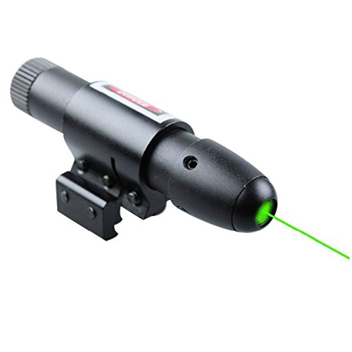 MAYMOC Green Laser Dot Sight Military Tactical Hungting Scope with ✮ Ajustable Bracket 11MM 20MM ✮