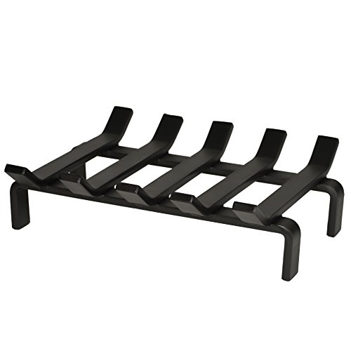 SteelFreak Heavy Duty 13 x 10 Inch Steel Grate for Wood Stove & Fireplace - Made in The USA