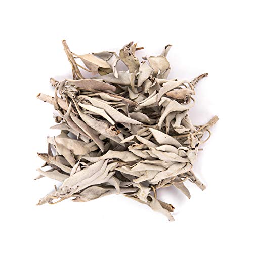 Juniper Ridge | White Sage Loose Leaves | Salvia Apiana Clusters | Dry Burning White Sage | 1 Lb Bag