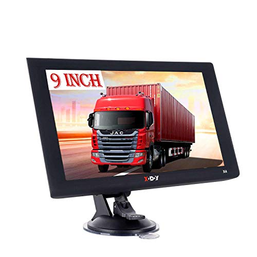 Xgody GPS Navigation for Car Truck Vehicle GPS Satellite Navigator System with Free Lifetime Maps 9 Inch HD Touch Screen Truck GPS 8GB Voice Broadcast Function, Driving Alert