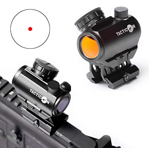 Predator V3 Micro Red Dot Sight | Combat Veteran Owned Company | 45 Degree Offset Mount and Riser Mount Included | Reflex Rifle Optic With 11 Adjustable Brightness Settings | Reddot Gun Scope