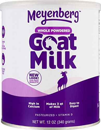 Meyenberg Whole Powdered Goat Milk (12 Ounce), Gluten Free, Non GMO, Vitamin D