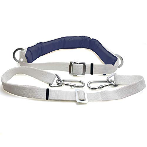 Safety Belt with Adjustable Lanyard Climbing Harness Protective Gear Protection Fall Arrest Kit for Positioning and Restraint Situation,Tower Maintenance,Wall-form Work Safety harness,Ladder Work Belt