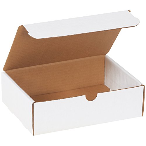 BOX USA BM962100PK Literature Mailers, 9'L x 6-1/2'W x 2-3/4'H, White (Pack of 100)