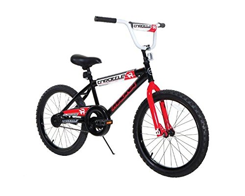 Dynacraft Magna Throttle Boys BMX Street/Dirt Bike 20', Black/Red/White