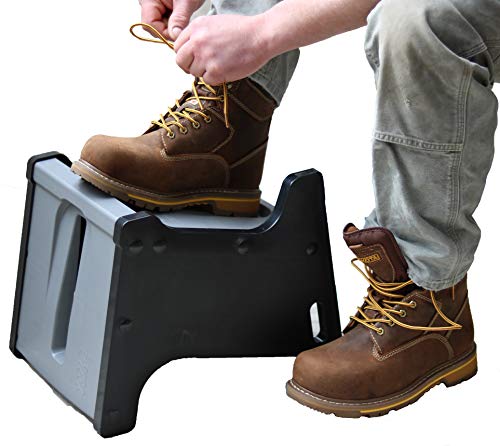 Get Active with LaceUP. Practice Good Ergonomics .Sock Aid & Helps Elderly, Kids, Pregnant Women, Athletes & People with Limited Mobility. Non-Slip Shoe Block with 2 Sitting and Standing Heights.