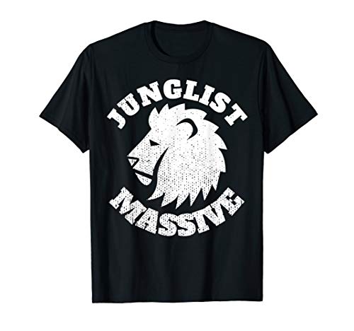 Jungle Music DnB EDM Drum N Bass Lion T-Shirt