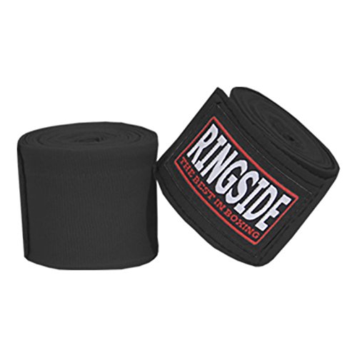 Ringside Mexican Style Boxing Hand Wraps (Pair), Black