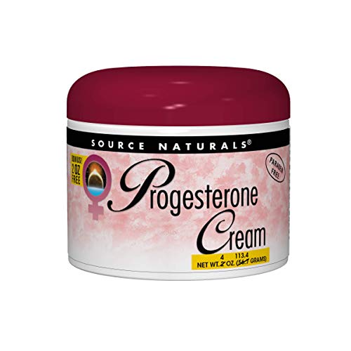 Source Naturals Progesterone Cream - Women's Health Support - High Purity, Paraben Free - 4 Ounces