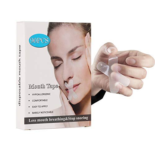 Sleep Strips 90 Pcs,Advanced Gentle Mouth Tape for Better Nose Breathing, Less Mouth Breathing, Improved Nighttime Sleeping and Instant Snoring Relief