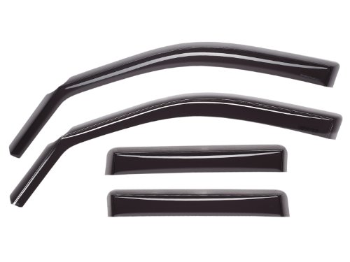 WeatherTech Custom Fit Front & Rear Side Window Deflectors for Chrysler Town & Country, Dark Smoke