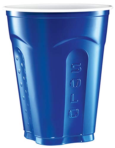 Solo Squared Cups, 18 Oz, Blue, 90 Count