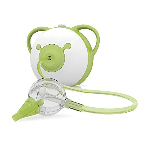 Nosiboo Pro Nasal Aspirator (110 V) - A Baby Nose Sucker with Adjustable Suction Power (Green)