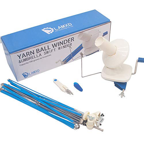 LAMXD Yarn Ball Winder and Yarn Umbrella Swift ¡­