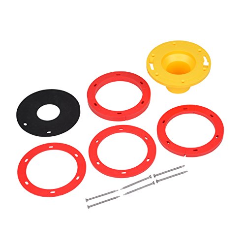 OATEY Toilet Flange Extension Kit, corrects flange elevations ranging from 1/4' to 1-5/8'