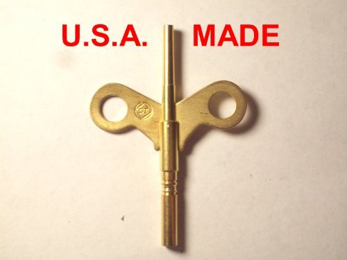 Seth Thomas Trademark Clock Winding Key Double End #4/0000 for #120 and #124 Movements