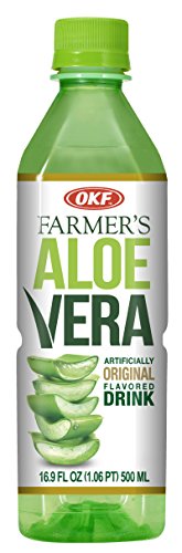 OKF Farmer's Aloe Vera Drink, Original, 16.9 Fluid Ounce (Pack of 12)