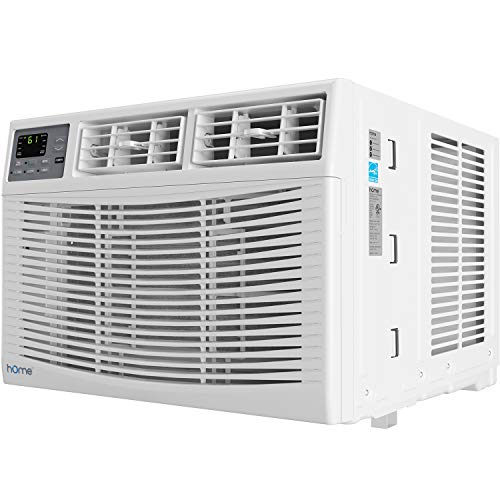 hOmeLabs 10,000 BTU Window Air Conditioner - Energy Star Certified AC Unit with Digital Thermostat and Easy-to-Use Remote Control - Ideal for Rooms up to 450 Square Feet