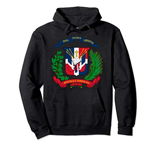 Coat of Arms Republica Dominicana Bandera Dominican Flag Pullover Hoodie