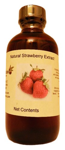 Strawberry Extract 4 oz, 4 Ounce