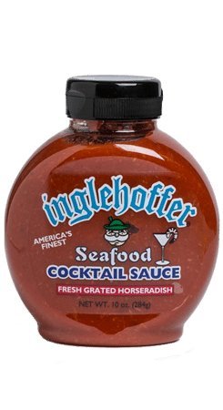 Inglehoffer Seafood Cocktail Sauce with Fresh Grated Horseradish, 10 Ounce Squeeze Bottle