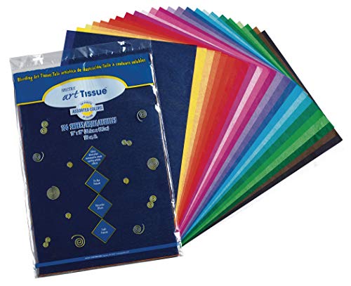 Pacon Spectra(R) Assorted Color Tissue Pack, 12' x 18', 25 Colors, Pack Of 100 Sheets (59530)