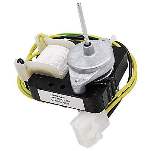 AMI PARTS WR60X10220 Refrigerator Condenser Fan Motor Compatible With GE Refrigerators-Replaces WR60X10171 AP4298602 1257132 AH1766247 EA1766247 PS1766247